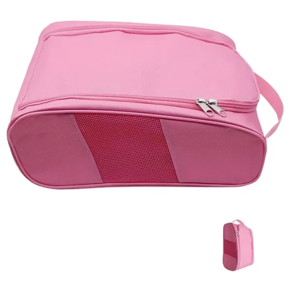 Breathable golf shoe storage bag