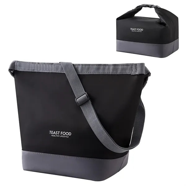 12-Can Insulated Oxford Cooler Bag with Handle & Strap