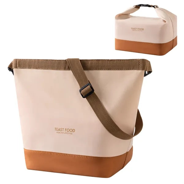 12-Can Insulated Oxford Cooler Bag with Handle & Strap