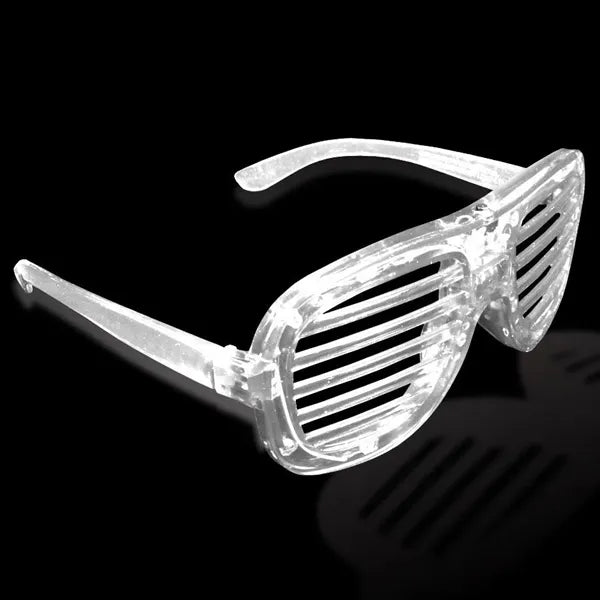 Light-Up Glow LED Slotted Glasses