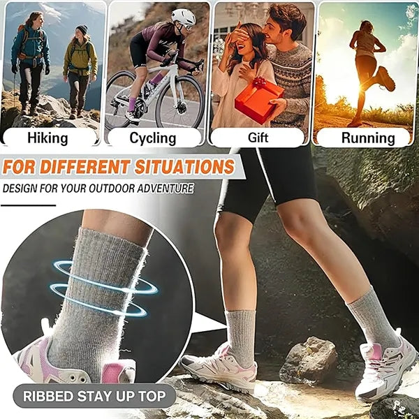 Unisex Warm Winter Thick Boot Hiking Socks