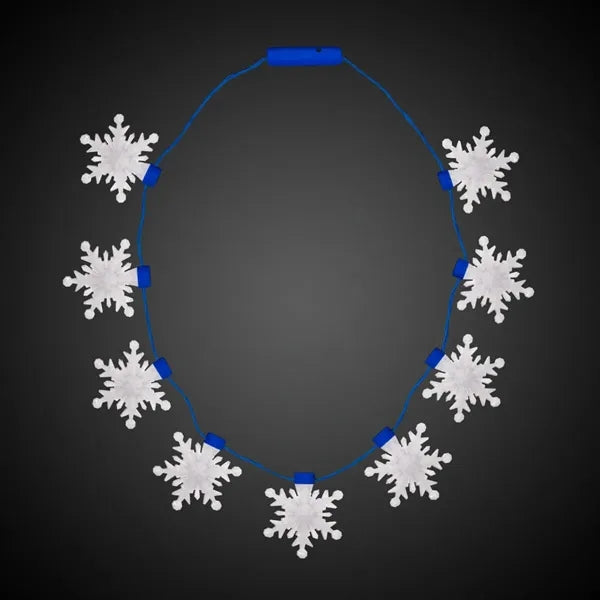 LED Snowflake Necklace