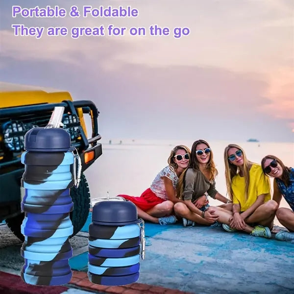 17 oz Collapsible Silicone Water Cup