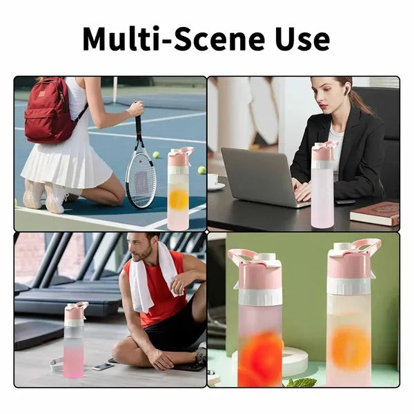 700ml Frosted Spray Sports Bottle