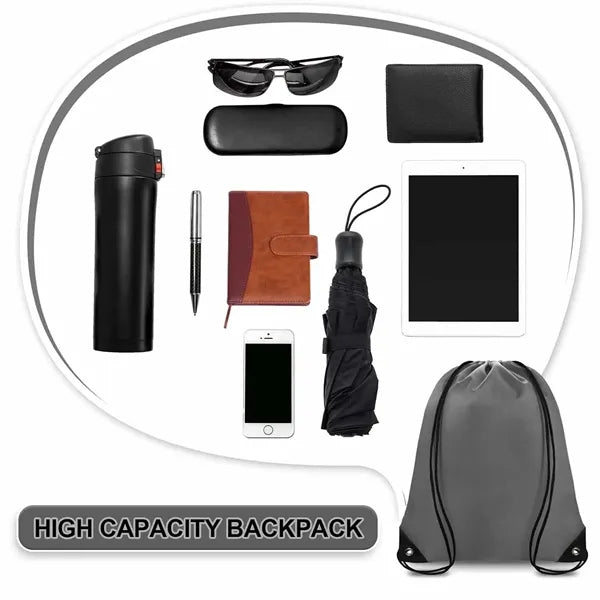 Waterproof Polyester Drawstring Bag