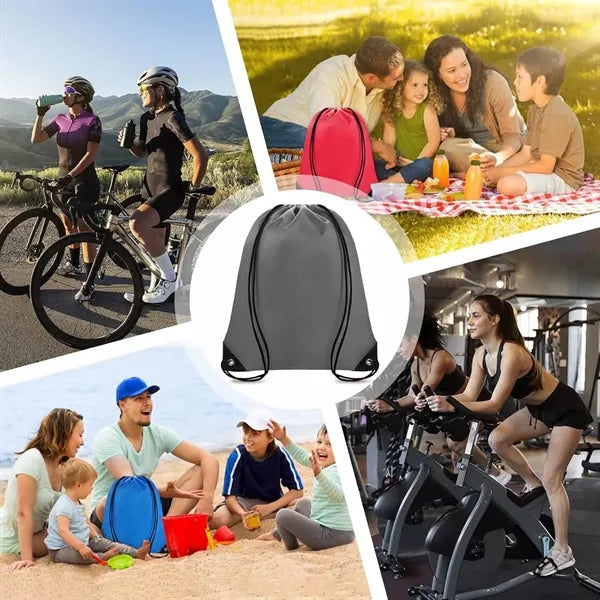 Waterproof Polyester Drawstring Bag