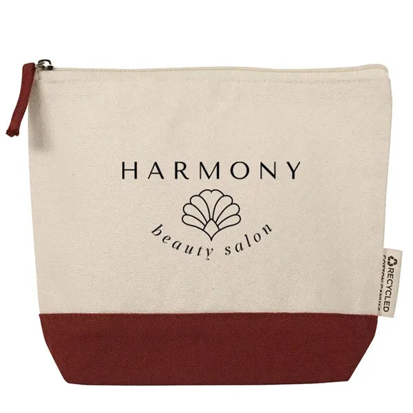 12oz. Rosewood Recycled Canvas Everyday Pouch