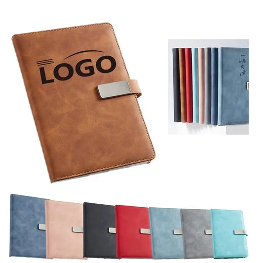 Logo Buckle Business Notebook