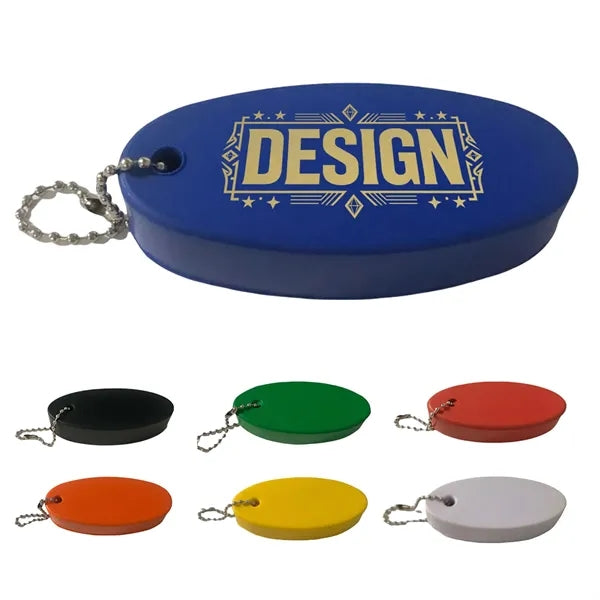 Oval Floating Keychain