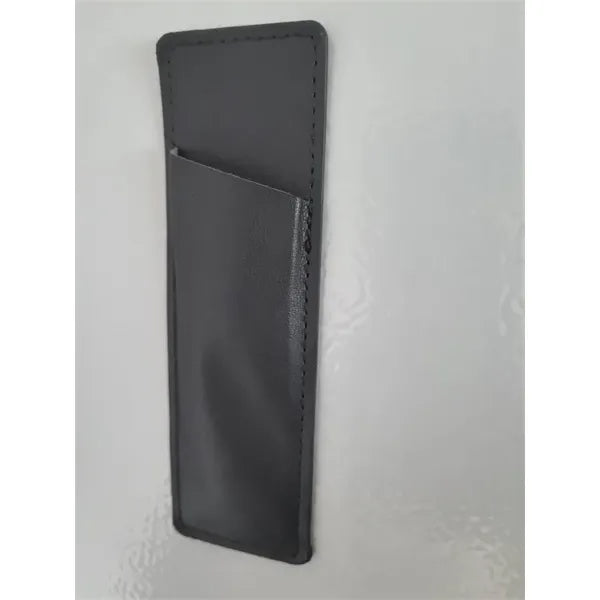 Magnetic Fridge Note Pad List w/ Leather Pen Holder Marker