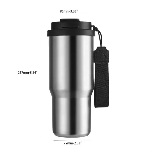 25 OZ Tumbler with Lid and Straw