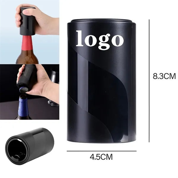 Automatic Electric Beer Bottle Opener With Magnetic Cap Catc