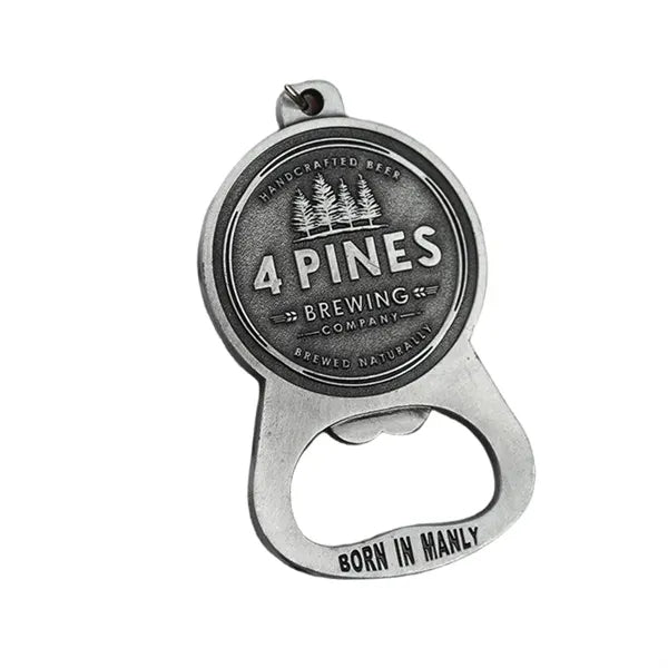 Alloy bottle opener keychain