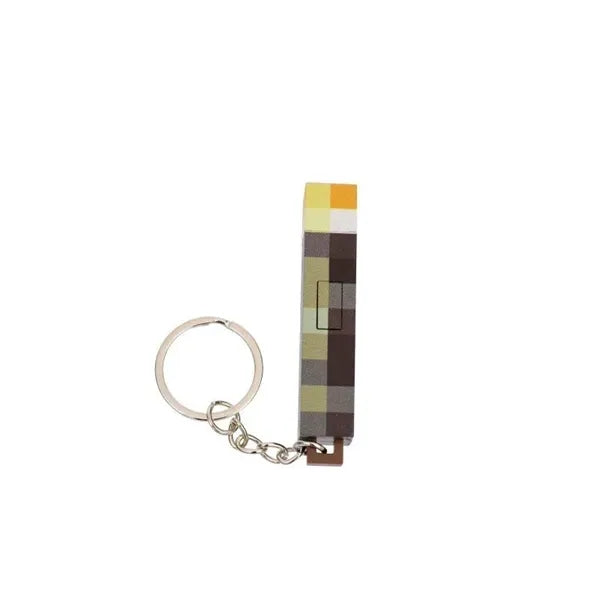 Seven-Colored Torch Lamp Keychain
