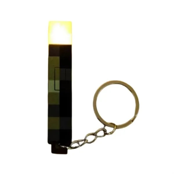 Seven-Colored Torch Lamp Keychain