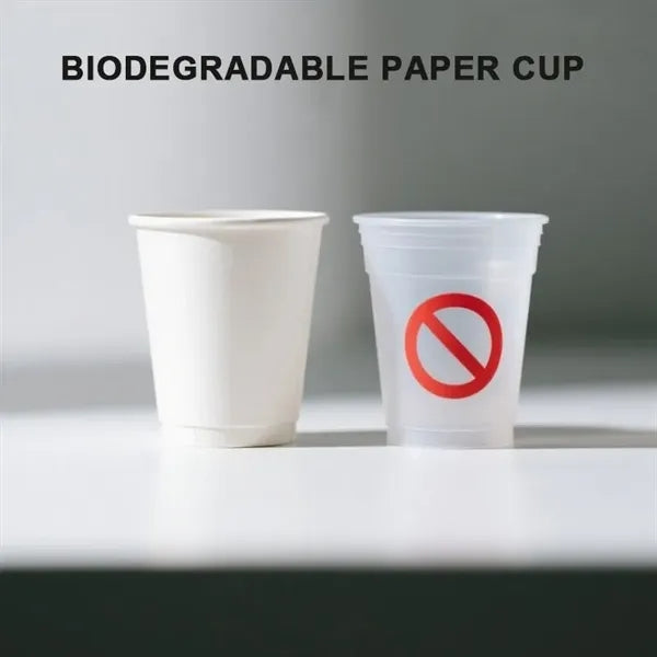 8 oz Disposable PLA Biodegradable Paper Cup