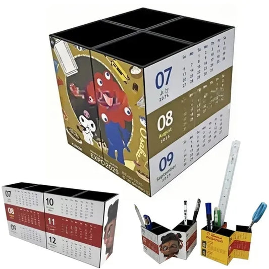 4 Grid Foldable Magnetic Pen Holder