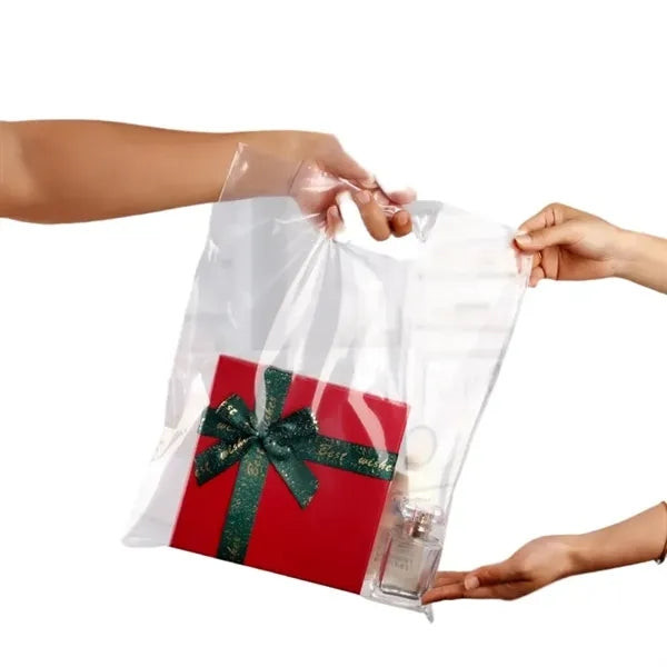 Clear Plastic Retail Merchandise Tote Bags
