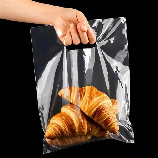Clear Plastic Retail Merchandise Tote Bags