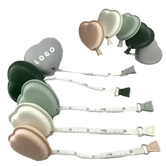 Leather Heart Shape Tape Measure