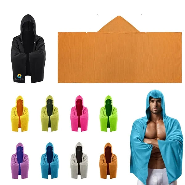 Fitness Hooded Quick-Dry Cooling Towel Soft Water-Absorbing