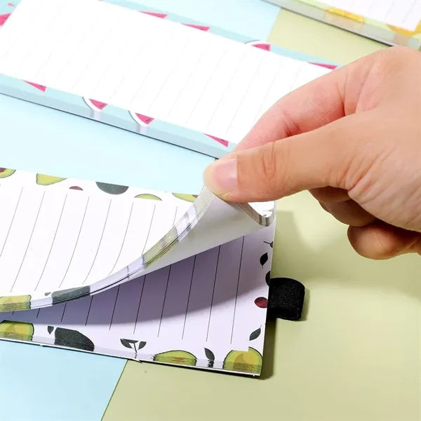 Magnetic Fridge Notepad with Pen Holder