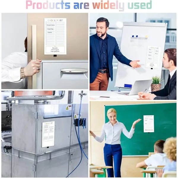 Magnetic Fridge Notepad with Pen Holder