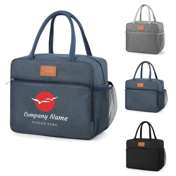 12-Can Insulated 300D Oxford Multi-Pocket Lunch Cooler