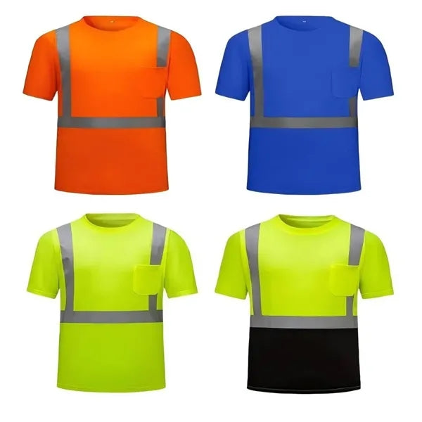 Reflective Quick-Drying T-shirts Work Clothes
