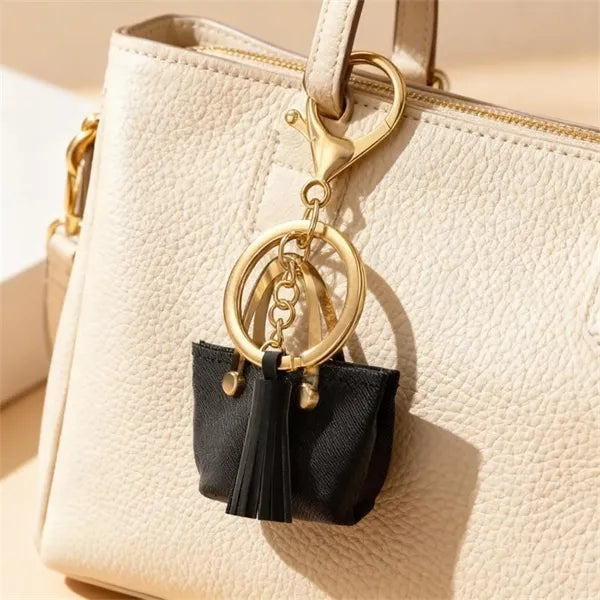 Mini Tote Bag Keychain