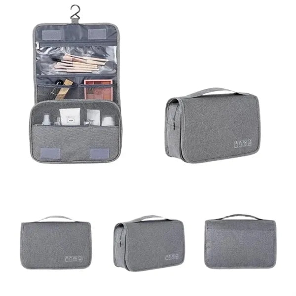 Foldable Waterproof Toiletry Bag w/ Hook