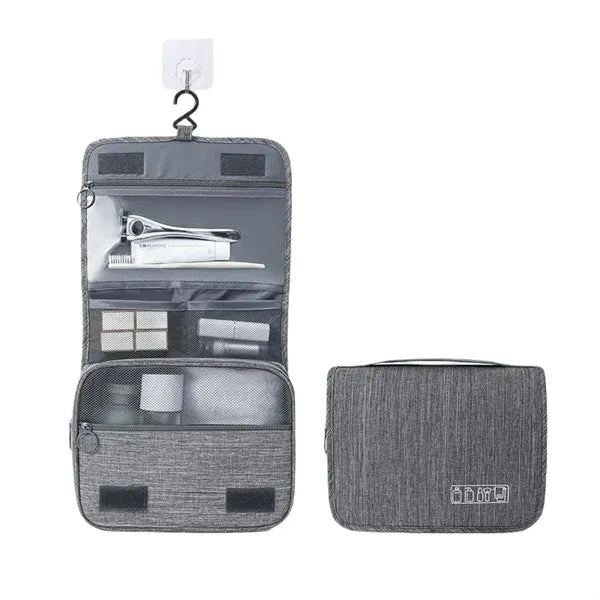 Foldable Waterproof Toiletry Bag w/ Hook