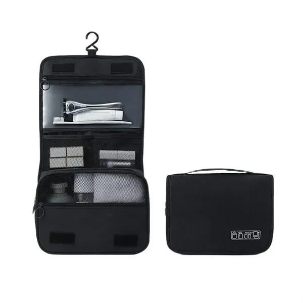 Foldable Waterproof Toiletry Bag w/ Hook