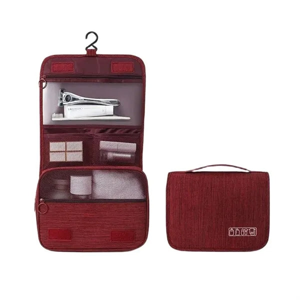 Foldable Waterproof Toiletry Bag w/ Hook