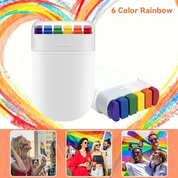 Rainbow Face Paint Sticks