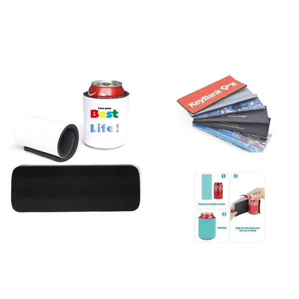 Sublimated Neoprene Slap Can Cooler