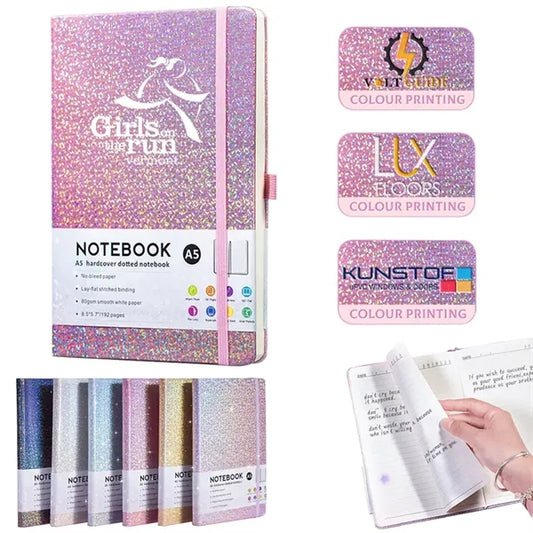 A5 Hardcover Lined Journal Notebook with Pen