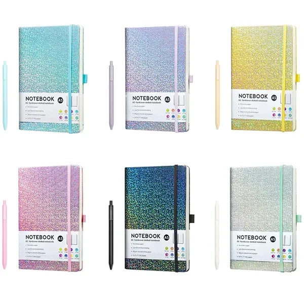 A5 Hardcover Lined Journal Notebook with Pen