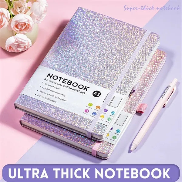 A5 Hardcover Lined Journal Notebook with Pen