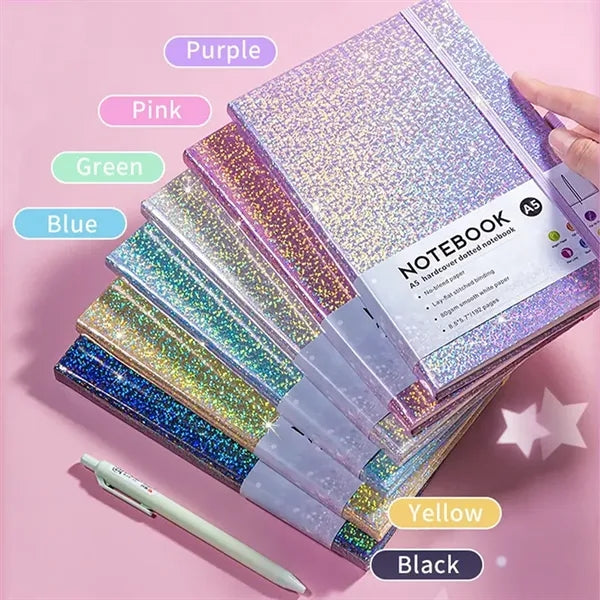 A5 Hardcover Lined Journal Notebook with Pen