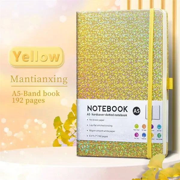 A5 Hardcover Lined Journal Notebook with Pen
