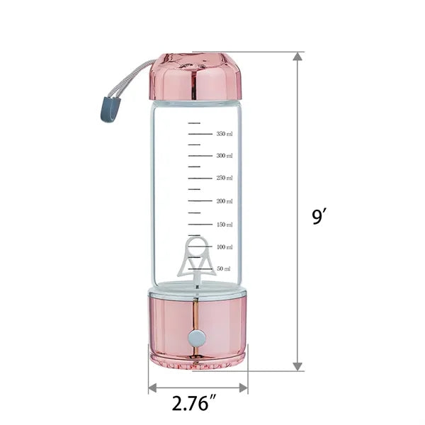 14oz Automatic Mixing Glass Shaker Bottle with Rechargeable