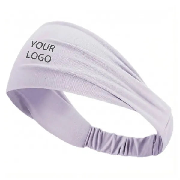 Wide Elastic Nylon Spandex Headband