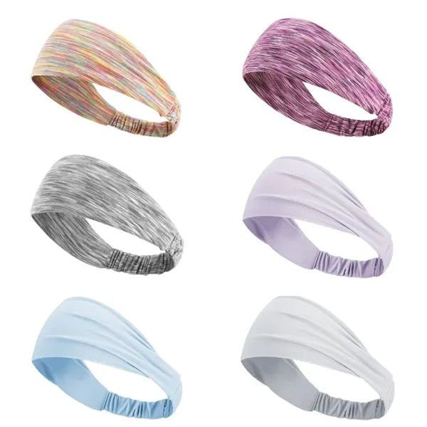 Wide Elastic Nylon Spandex Headband