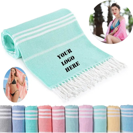 Cotton Beach Turkish Bath Towels