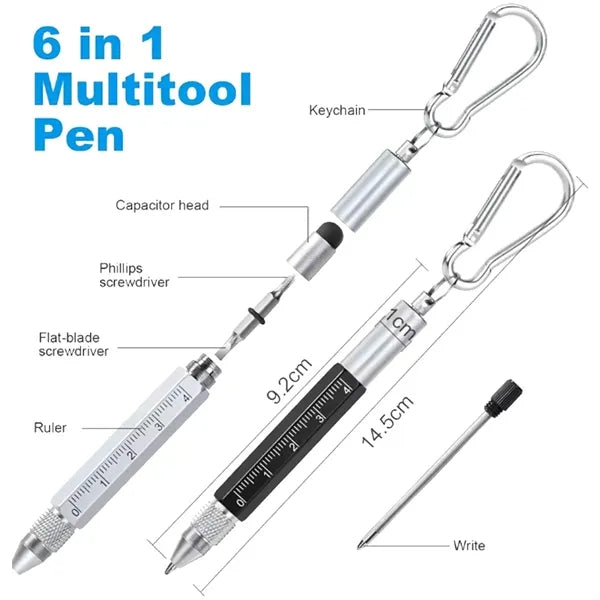 Metal Keychain Ballpoint Pen