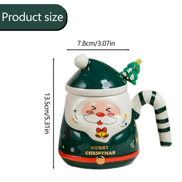 400ML Festive Santa Ceramic Mug Gift Set