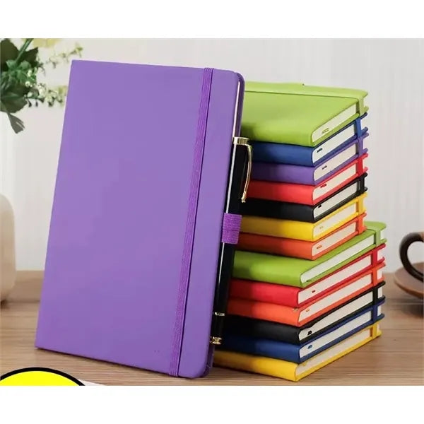 A5 Pu Business Notebook With Pen Slot