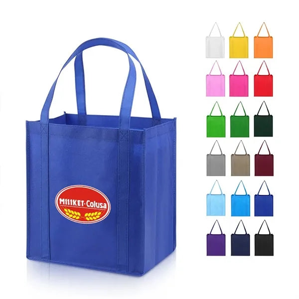 Non-Woven Grocery Tote Bag With Bottom Insert