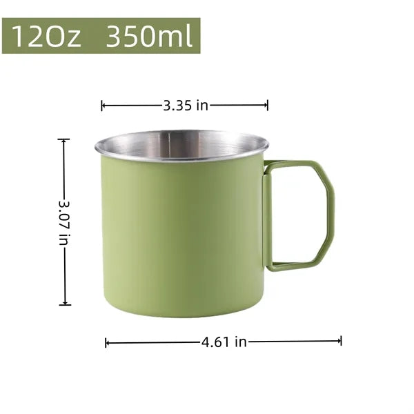 Outdoor Camping Stainless Steel Mug-12oz